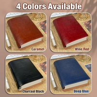 Ensemble cadeau promotionnel d'entreprise personnalisé, couverture de carnet en cuir PU A4/A5/A6, agenda, carnet de sublimation avec logo imprimé, cadeau