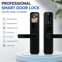 Tuya App Digitale Slimme Camera Slot Intelligent WiFi Vingerafdruk Slimme Deurslot Ingebouwd Scherm voor Huisbeveiliging