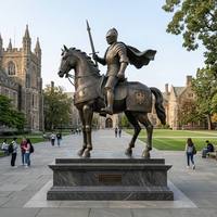 Monument classique en bronze sur mesure, représentant un guerrier en armure montant à cheval, pour villa ou place publique, statue en bronze