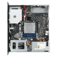 Serveur en rack ASU S RS100-E11-PI2 1U à profondeur réduite, Intel Xeon E-2300, 4xDDR4 UDIMM, 2xNVMe +1xM.2, serveur Web SMB