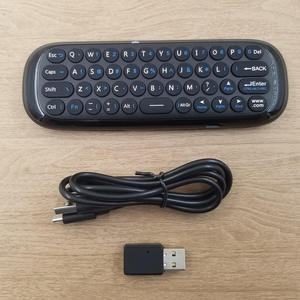 เมาส์ไร้สายขนาดเล็ก รีโมทคอนโทรล คีย์บอร์ดไร้สาย สำหรับสมาร์ททีวี - Product Image 4