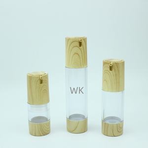 Botella de Bomba de Suero Cosmético sin Aire con Bloqueo de Luz, Botella de Bomba de Loción Dorada Electrochapada, Botella de Bomba de Loción sin Aire con Acabado Metálico Cepillado - Product Image 3