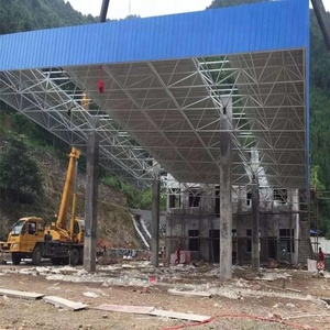 Estructura de Acero para Techo de Gasolinera, Toldo para Estacionamiento, Cobertizo de Construcción con Estructura Metálica - Product Image 4