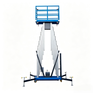 Plataforma Elevadora Retráctil Eléctrica <span class=keywords><strong>de</strong></span> Aleación <span class=keywords><strong>de</strong></span> Aluminio, Plataforma <span class=keywords><strong>de</strong></span> Trabajo Aérea <span class=keywords><strong>de</strong></span> 6 m <span class=keywords><strong>de</strong></span> Altura - Product Image 1