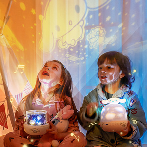 Sanrio Cinnamoroll – projecteur de ciel étoilé, veilleuse en forme de lapin, commande tactile, USB, Led, couleurs changeantes multicolores pour enfants - Product Image 3