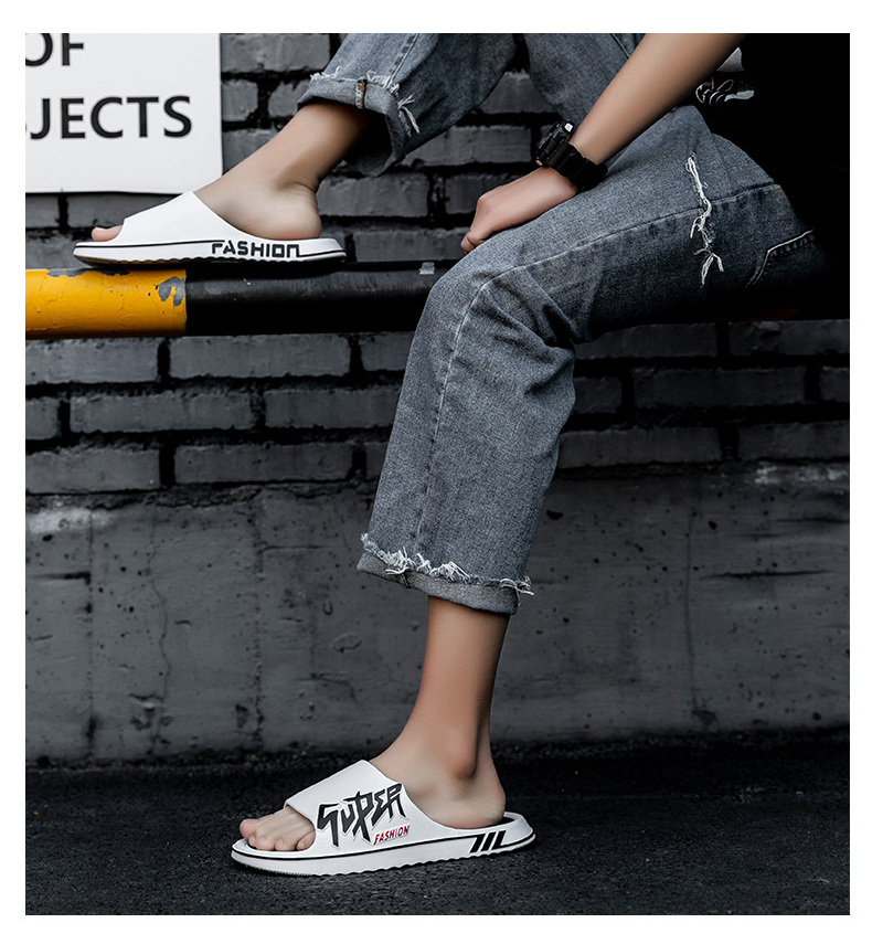 Summer Beach Slides Sandals Shoes Men Outdoor Non-Slip Slippers Sandals Wholesale