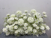 Offre Spéciale Décoration de Mariage : Arrangements de Roses Blanches de 60 cm pour Allée de Cérémonie, Décoration Florale Blanche pour Allée de Mariage