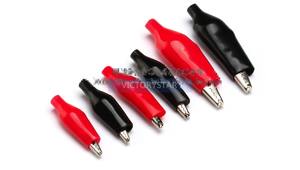 Red Black Small Medium Large Crocodile Clip Sheath Clip Test Clip Power Clip - Product Image 2