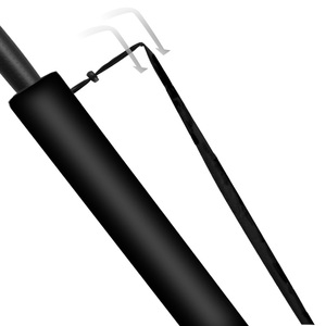 Parapluie de golf noir extra-large, lanière réfléchissante, sécurité <span class=keywords><strong>auto</strong></span>-golf, livraison gratuite, <span class=keywords><strong>2022</strong></span> - Product Image 4