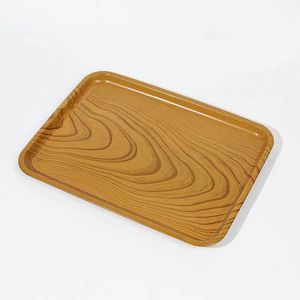 Juego de platos de espátula de hueso de grano de madera Simple barato, plato de plástico desechable para el hogar y comercial para el té de la tarde, aperitivos de frutas y nueces - Product Image 5
