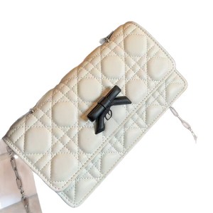 Quilted Chain Bag Women Burgundy Diamond Stitching Bow Shoulder Crossbody Bag Lady Style Everyday Use Spring 2026 - Product Image 5