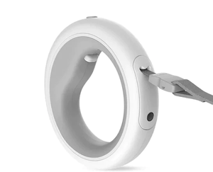 สายจูงสุนัขอัจฉริยะเชือกไนล่อนอัพเกรด2025เชือกจูงสุนัขอัจฉริยะแบบแฮนด์ฟรีป้องกันการกระแทกเดินไฟ LED พับเก็บได้ลายพิมพ์ยูเอฟโอ - Product Image 3