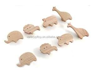 Poignées de <span class=keywords><strong>tiroir</strong></span> en bois pour meubles d'<span class=keywords><strong>animaux</strong></span>, boutons pour armoire, placard, porte de garde-robe - Product Image 6