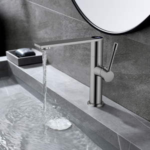 Diseño de grifo Lavar a mano Grifos de latón Manijas dobles Grifos de baño fríos y calientes - Product Image 6