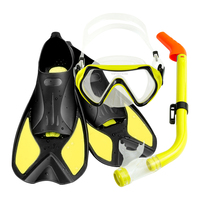 Équipement de natation et de plongée pour enfants de haute qualité et accessoires ensemble d'équipement de plongée avec palmes de tuba et masque