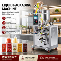 Machine automatique de remplissage et de scellage de sachets de savon liquide, équipement d'emballage pour sachets de shampoing et de gel douche