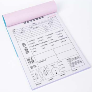 Carnet de reçus <span class=keywords><strong>et</strong></span> factures autocopiantes A4 personnalisé, carnet de <span class=keywords><strong>devis</strong></span> NCR, impression en duplicata, 2 à 5 feuillets en option - Product Image 3