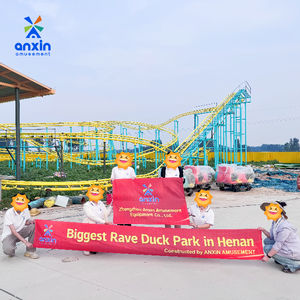 Montaña Rusa de Acero de Tamaño Personalizado Atracción de Parque de Diversiones Emocionante para Niños y Familia para Uso Directo en Centros Comerciales al Aire Libre - Product Image 4