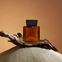 Bouteille de parfum en verre d'huile essentielle de bouteille de diffuseur de roseau carré ambré de luxe de 200ml