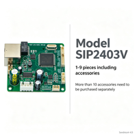 Carte PCB d'interphone réseau haute compatibilité prenant en charge la carte audio intégrée SIP SIP2403V pour la diffusion en interne des parcs