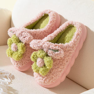 Chaussons Ashion à semelle EVA les plus vendus pour femmes, en peluche artificielle, style tendance en gros - Product Image 5