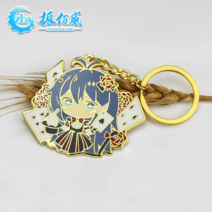 Portachiavi in Metallo Smaltato 3D Personalizzabile di Alta Qualità con Design Creativo <span class=keywords><strong>Anime</strong></span>, Prodotto in Cina - Product Image 1