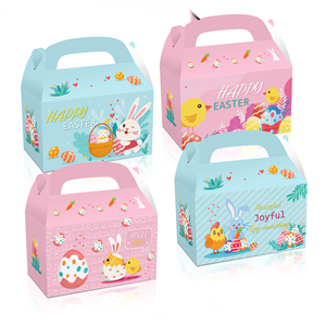 DAMAI <b>Easter</b> Egg Paper Box for Kids <b>Gift</b> 12PCS/<b>Bag</b> Kids Party Favors <b>Bag</b> for Cookie Packing Paper Bunny Portable <b>Gift</b> - Product Image 1