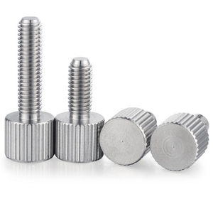 M2 M2.5 M3 M4 M5 M6 304 Stainless Steel Small Flat Round <strong>Knurled</strong> Hand Knob <strong>Thumb</strong> <strong>Screws</strong>