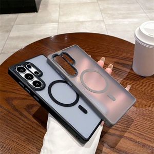 เคสโทรศัพท์แม่เหล็กแบบใสเคลือบอะคริลิคกันกระแทกสำหรับ Samsung S25 Ultra Plus S24 - Product Image 4