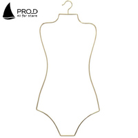 Support de maillot de bain en métal doré pour enfants, nouvelle collection