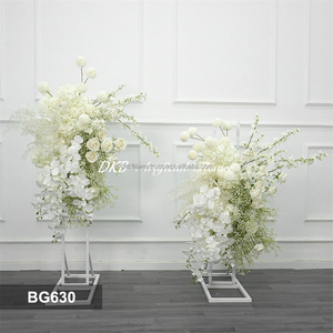 DKB Factory Wholesale High-Quality Wedding Backdrops <b>Flower</b> Decor White Artificial <b>Flower</b> Decorations - Product Image 3