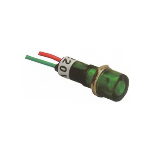 Lámpara de señal de 10mm AC 220V semáforos intermitentes coche barco marino LED luces de señal de advertencia 220V luz de advertencia de tráfico