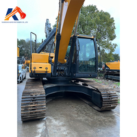 Excavatrice Hyundai 220LC-9S d'occasion de 22 tonnes de bonne qualité, fabriquée en Corée du Sud, avec moteur et boîte de vitesses incluses, capacité de godet de 1,2 m³, garantie 1 an