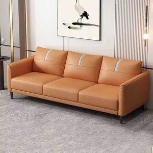 Divano Moderno a Tre Posti per Piccoli Appartamenti, Soggiorno e <span class=keywords><strong>Camera</strong></span> <span class=keywords><strong>da</strong></span> <span class=keywords><strong>Letto</strong></span>, con Imbottitura in Spugna e Rivestimento in Tessuto Tecnologico - Product Image 1