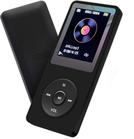 Lecteur MP3/MP4 Bluetooth avec haut-parleur externe, lecteur de musique portable MP4 de 1,8 pouces pour étudiants, prend en charge la lecture de cartes TF