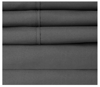 Ensemble de drap-housse tissé en microfibre 100% polyester jetable super doux Design moderne entretien facile