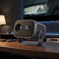 Projecteur certifié JUNUO A10, 200 lumens ANSI, puce H723, mise au point automatique, portable, 720P LCD, projecteur de cinéma maison