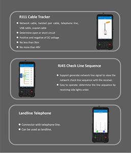 PDA DE PRUEBA DE TELECOMUNICACIONES S337 V7 para solución de problemas de línea de cobre y <span class=keywords><strong>fibra</strong></span>, medidor de prueba FTTx de operador de telecomunicaciones + tableta PC + teléfono móvil - Product Image 4