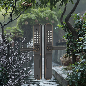 Bền Ngoài Trời Vườn Cổng Khóa Không Thấm Nước Kỹ Thuật Số Đẩy Nút Máy Hoạt Động Kẽm Hợp Kim Hẹp Loại Hồ Sơ Cửa Khóa - Product Image 2