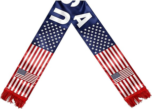 Bufanda de Fútbol de Poliéster con Logotipo Personalizado, Tejido Jacquard, Impresión Digital, Duradera y Transpirable para Promociones del Día Nacional - Product Image 5