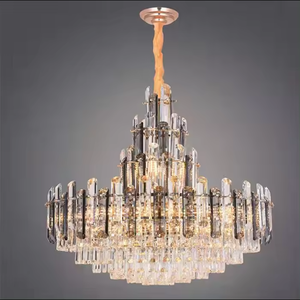 Zeil Lighting Modern Luxury Crystal LED Chandeliers for Dining Living Room <b>Adjustable</b> Ceiling for Wedding Hotel Middle Size <b>Lamp</b> - Product Image 2