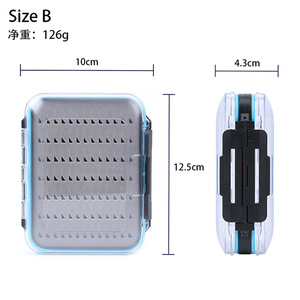 Boîte <span class=keywords><strong>à</strong></span> mouches en silicone multi-tailles avec logo personnalisé pour mouches de pêche - Product Image 5