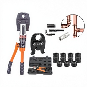 Outil hydraulique manuel portable en acier inoxydable 10t pour le sertissage des tuyaux PEX PB HVAC et des tubes aluminium-plastique - Product Image 1