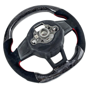 Kit de volant de voiture en Fiber de carbone Led adapté pour Volkswagen VW <span class=keywords><strong>Golf</strong></span> <span class=keywords><strong>4</strong></span> 5 6 7 8 GTI <span class=keywords><strong>R</strong></span> Line MK5 MK6 MK7 MK8 2015 2016 2017 - Product Image 2