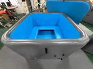 Bain à remous <span class=keywords><strong>gonflable</strong></span> carré en PVC pour usage familial, bain à remous <span class=keywords><strong>gonflable</strong></span> avec fonction massage, <span class=keywords><strong>spa</strong></span> chaud d'hiver avec chauffage et <span class=keywords><strong>couverture</strong></span> - Product Image 5