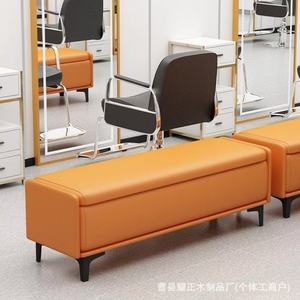 Home entryway light luxury shoe changing bench, simple long sofa bench, rectangular <b>bed</b> end bench, bedroom <b>storage</b> bench - Product Image 1
