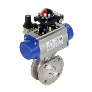 Válvula de Bola Neumática Hat92d, Acero Inoxidable SS304/316, OEM, Alta Temperatura, Certificación CE, para Agua, Aceite y Aire - Product Image 2