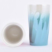 Tasse de voyage en céramique de 16 oz avec couvercle, isolation thermique, écologique, pour boire de l'eau et du café