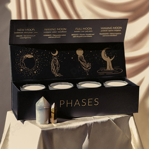 Biodegradable Paper Cardboard Candle Packaging Boxes With Fancy Printing