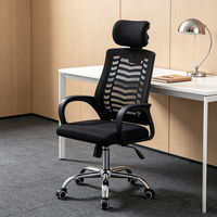 Chaise de bureau ergonomique à dossier haut pour cadre et personnel, idéale pour le travail sur ordinateur